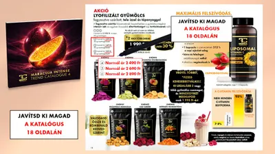 Nyomtatási hiba! Kérlek, javítsd ki a 4. számú MARACUJA INTENSE trend katalógusban.